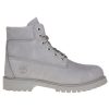 Timberland Kids | Timber Timberland 6 Inch Premium Boot Youth Mid Grey Leather Waterproof