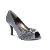 Lunar Occasion Wear And Bags | Lunar Lunar Sienna Occasion Shoe Flv132 Dark Grey Diamante