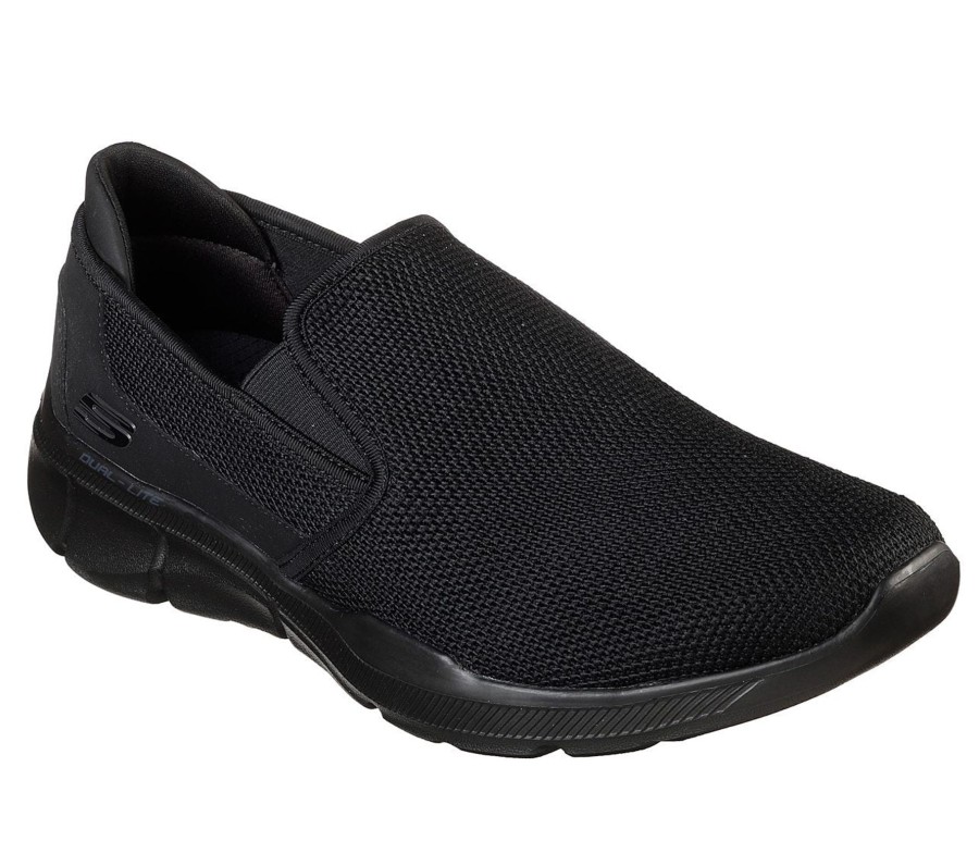 Men'S Formal And Work Shoes | Skechers Skechers Slip On Shoe Equalizer 3.0 - Sumnin Black 52937