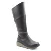 Long Boots And Riding Boots | Heavenly Feet Heavenly Feet Long Boot With Zip Ohio Black